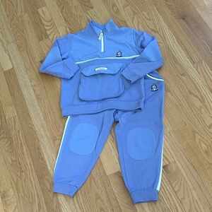 Dinoski Roarsome Unicorn Kids Lilac Tracksuit Set